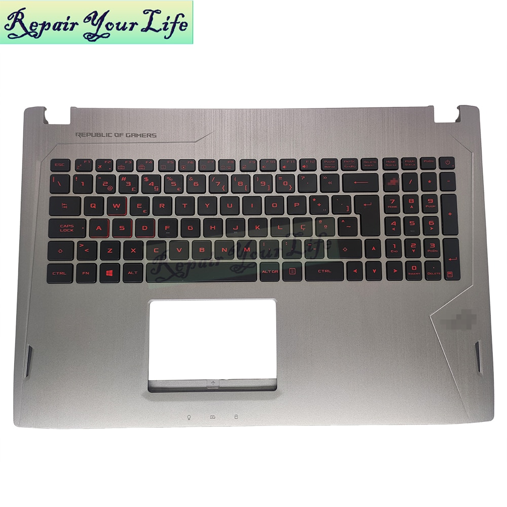 Palmrest C Ŀִ ο LA ƾ Ű Asus ROG Strix GL502V GL502VMK PO/ Ʈ Ű Ʈ